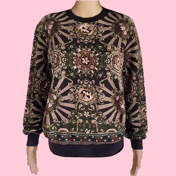 Dolce & Gabbana Neutral Roman Cardigan Sweater M - Picture 1 of 13